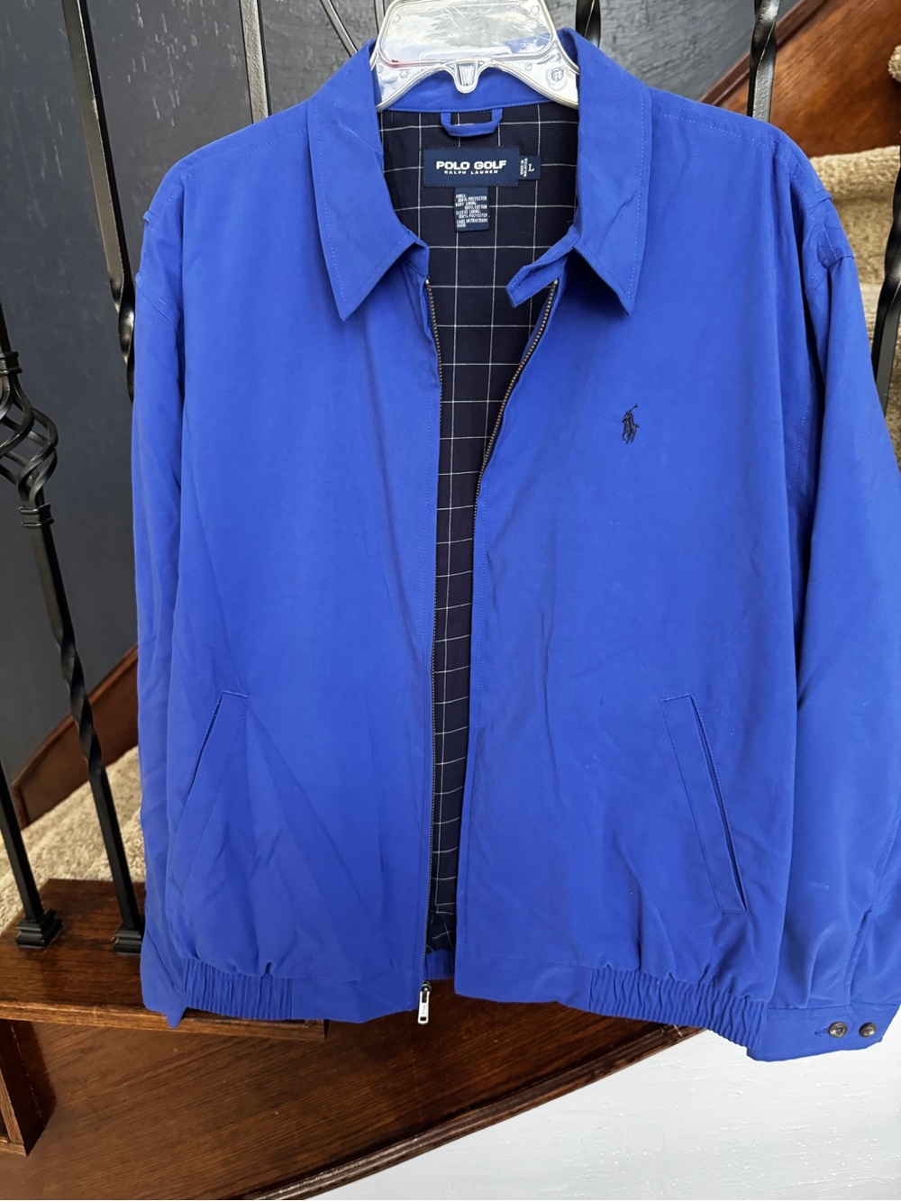 Men's Large Blue Ralph Lauren Golf Jacket